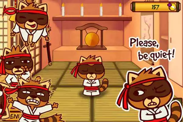 Play Please Be Quiet! Dont Wake The Virtual Racoon!