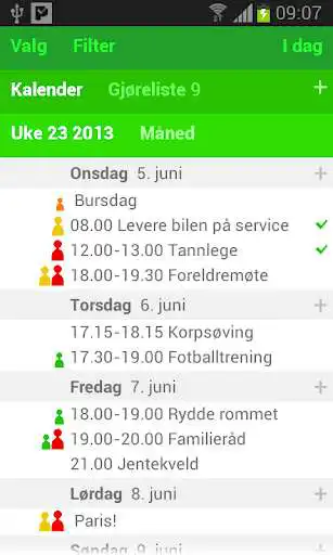 Play PlenoFamily: shared calendar as an online game PlenoFamily: shared calendar with UptoPlay