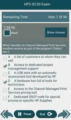 Play PL HP2-B120 HP Exam