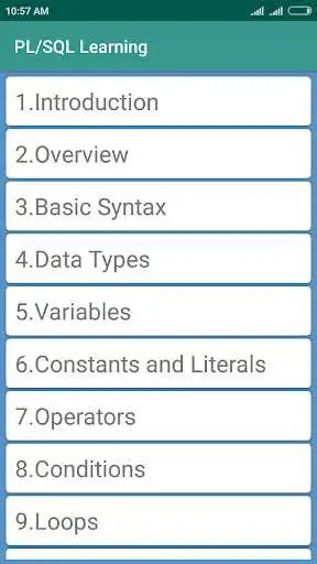 Play PL/SQL Learning  and enjoy PL/SQL Learning with UptoPlay