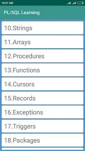 Play PL/SQL Learning as an online game PL/SQL Learning with UptoPlay