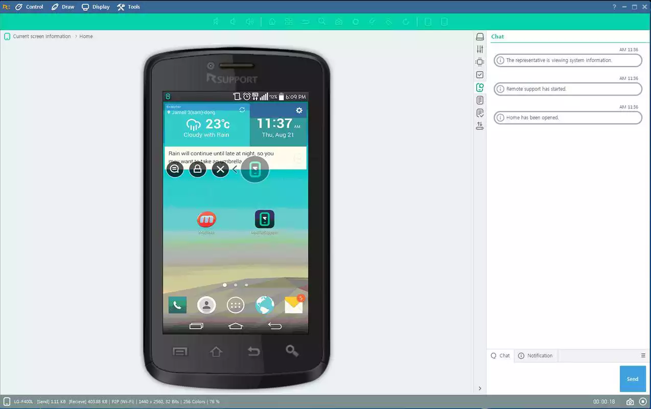 Play Plugin:Pantech v1.0 Mobizen,RC