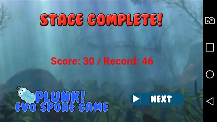 Play Plunk! Evo Spore Game
