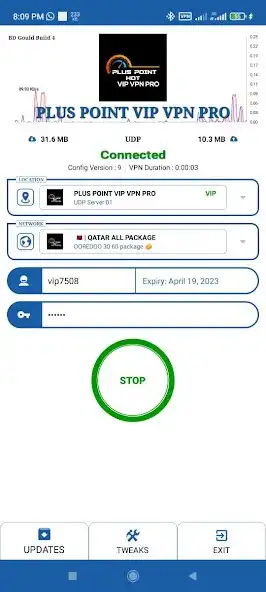 Play PLUS POINT VIP VPN PRO as an online game PLUS POINT VIP VPN PRO with UptoPlay