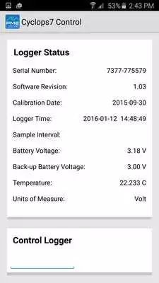 Play PME Logger Control