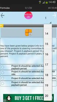 Play PMP Formulas Exam Lite