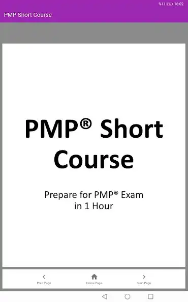 Play PMP Short Course  and enjoy PMP Short Course with UptoPlay
