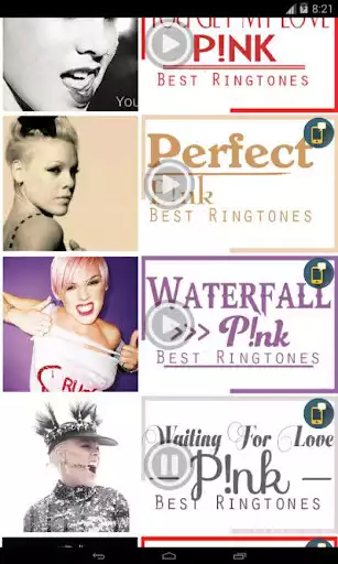 Play P!nk - Best Ringtones as an online game P!nk - Best Ringtones with UptoPlay