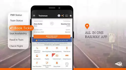 Play PNR Status, Train Running Status  Ticket Booking