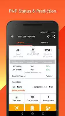 Play PNR Status, Train Running Status  Ticket Booking