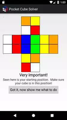 Pocket 2X2 Rubiks Cube Solver Free online game with UptoPlay