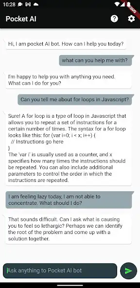 Play Pocket AI- Chatbot  Assistant  and enjoy Pocket AI- Chatbot  Assistant with UptoPlay