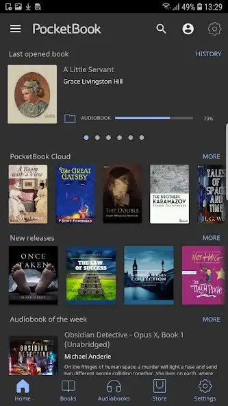 Play PocketBook reader - any books as an online game PocketBook reader - any books with UptoPlay