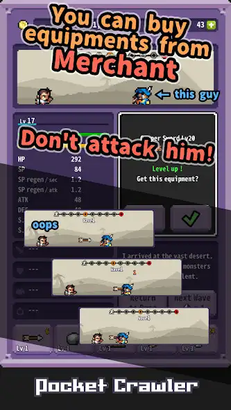 Play PocketCrawler as an online game PocketCrawler with UptoPlay
