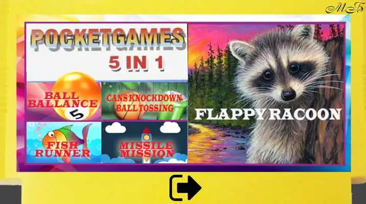Play Pocket game 5 in 1