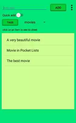 Play Pocket Lists