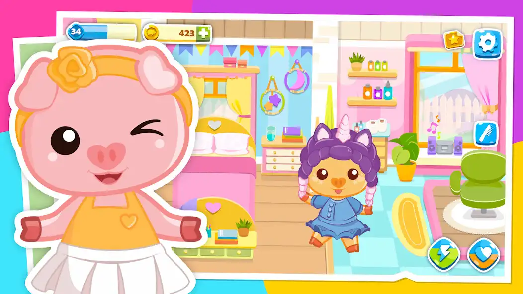 Play Pocket Money Piggies as an online game Pocket Money Piggies with UptoPlay