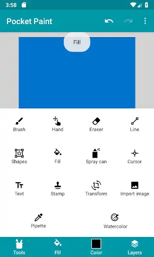 Play Pocket Paint: draw and edit! as an online game Pocket Paint: draw and edit! with UptoPlay
