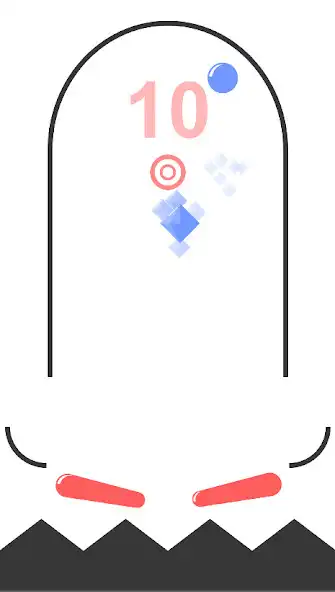 Play Pocket Pinball - minimalistic flipper as an online game Pocket Pinball - minimalistic flipper with UptoPlay