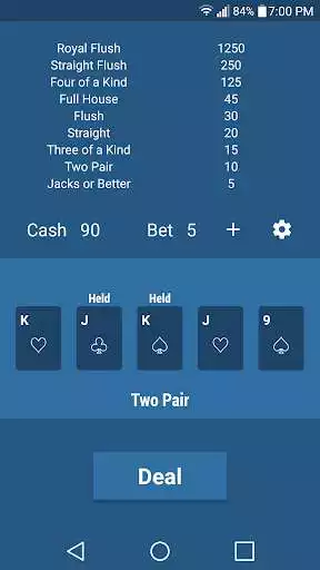 Play Pocket Poker as an online game Pocket Poker with UptoPlay