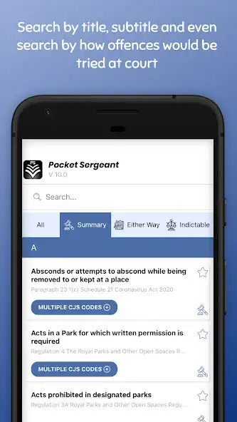 Play Pocket Sgt - UK Police Guide as an online game Pocket Sgt - UK Police Guide with UptoPlay