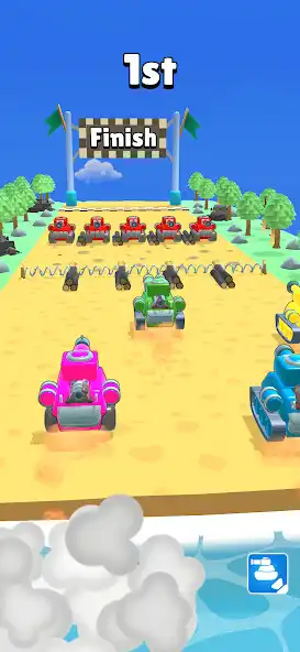Pocket Tanks: 3D Racing online game with UptoPlay