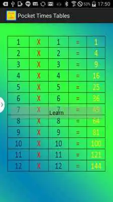 Play Pocket Times Tables 2.0