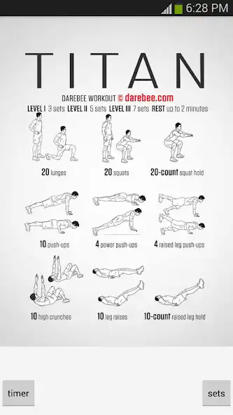Play Pocket Workouts by DAREBEE as an online game Pocket Workouts by DAREBEE with UptoPlay