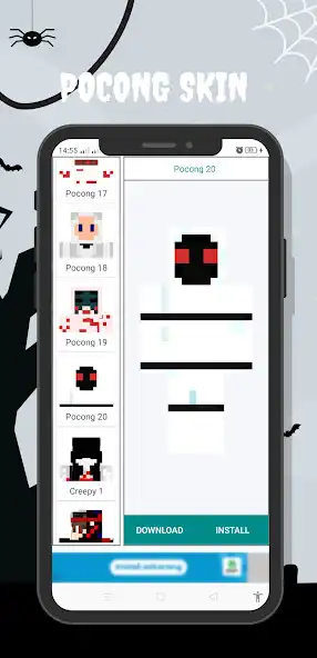 Play Pocong Ghost Skin  and enjoy Pocong Ghost Skin with UptoPlay