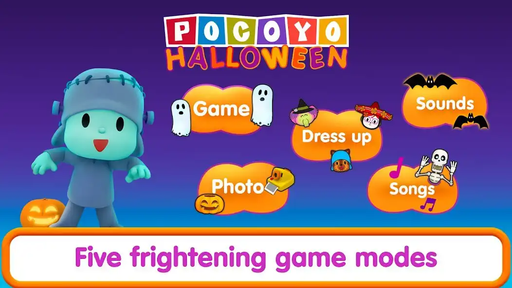 Play Pocoyo Halloween  and enjoy Pocoyo Halloween with UptoPlay