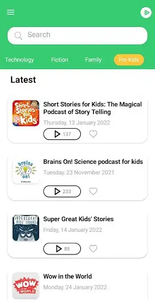 Play Podcasts  and enjoy Podcasts with UptoPlay