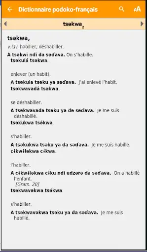 Play Podoko Dictionary as an online game Podoko Dictionary with UptoPlay