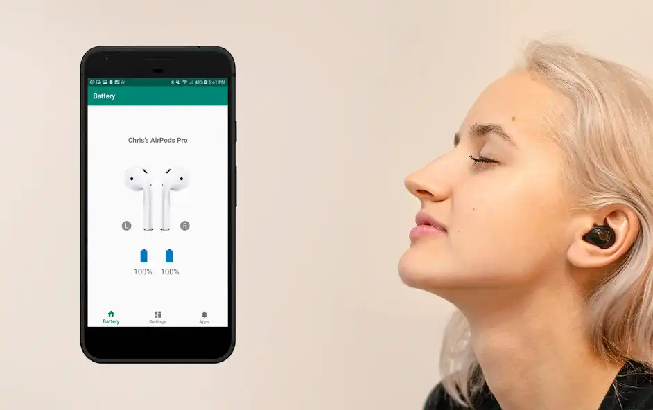 Play Pods Control : AirPods Battery as an online game Pods Control : AirPods Battery with UptoPlay