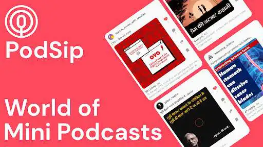 Play PodSip: Social Mini Podcasts  and enjoy PodSip: Social Mini Podcasts with UptoPlay