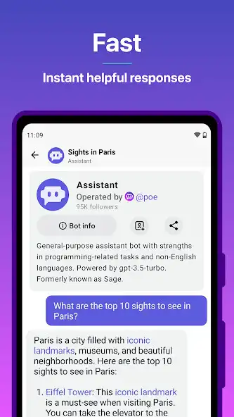 Play Poe - Fast AI Chat  and enjoy Poe - Fast AI Chat with UptoPlay