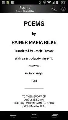 Play Poems by Rainer Maria Rilke