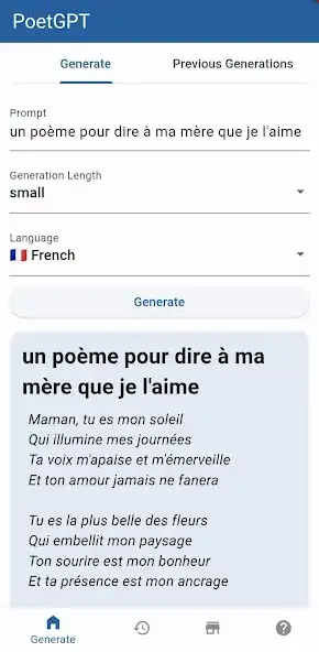 Play PoetGPT - AI Poem Generator! as an online game PoetGPT - AI Poem Generator! with UptoPlay