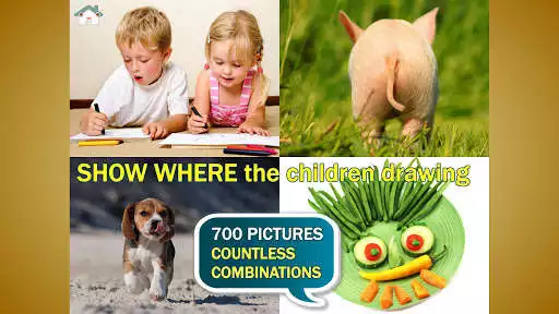 Play Point the picture! First words toddler kids games  and enjoy Point the picture! First words toddler kids games with UptoPlay