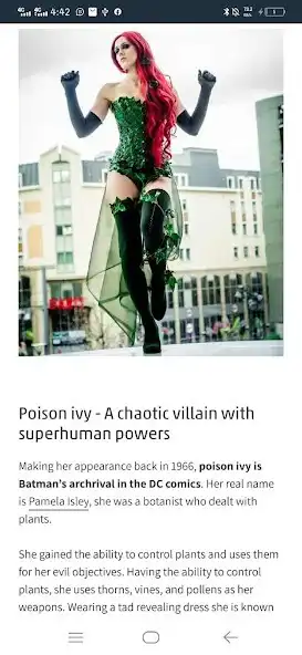 Play Poison Ivy Costume as an online game Poison Ivy Costume with UptoPlay