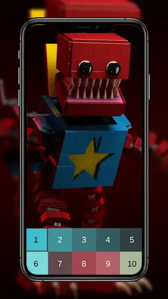 Play Poject Playtime Boxy Coloring as an online game Poject Playtime Boxy Coloring with UptoPlay