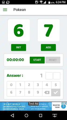 Play Pokean - simple mental calculation - as an online game Pokean - simple mental calculation - with UptoPlay