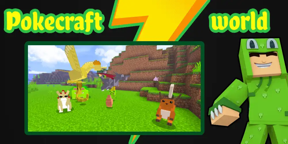 Play pokecraft world mod  and enjoy pokecraft world mod with UptoPlay