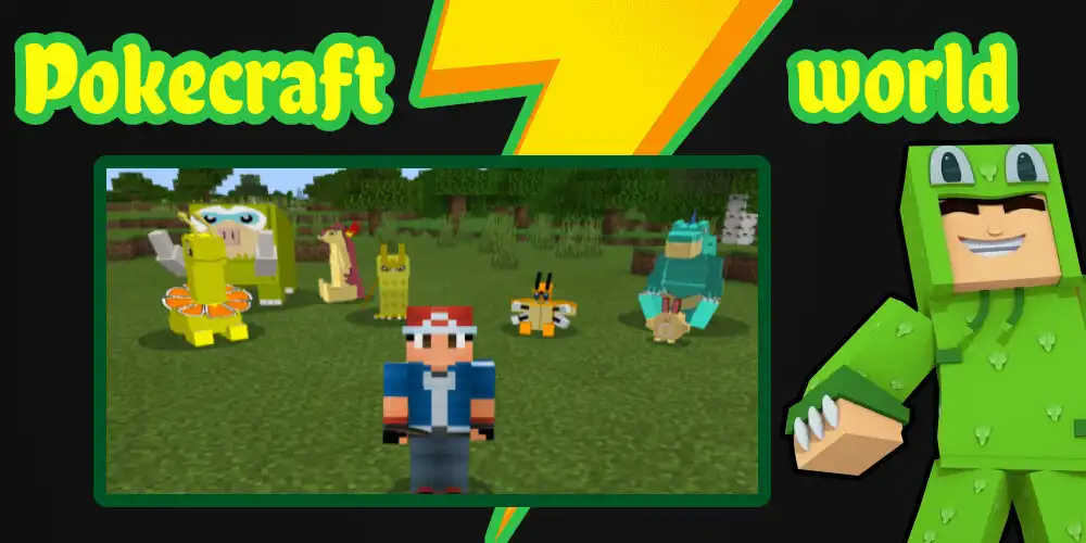Play pokecraft world mod as an online game pokecraft world mod with UptoPlay