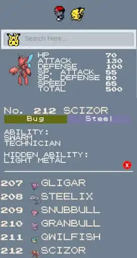 Play Pokedex as an online game Pokedex with UptoPlay