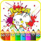 Free play online Pokemon Character Coloring Book for Children APK