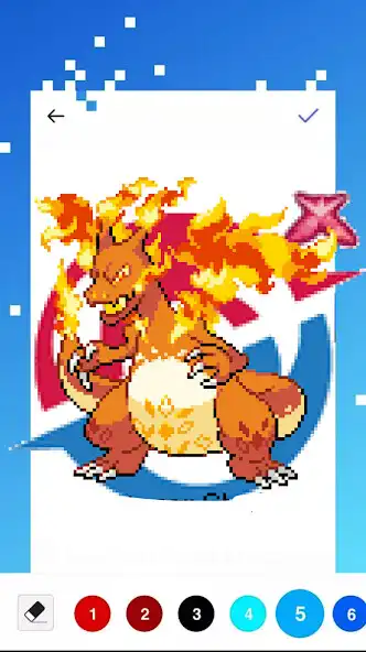 Play Pokepix Color by Number as an online game Pokepix Color by Number with UptoPlay