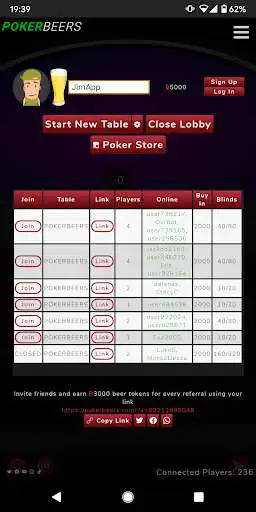 Play PokerBeers as an online game PokerBeers with UptoPlay