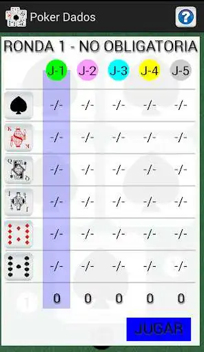 Play PokerDados as an online game PokerDados with UptoPlay