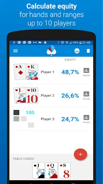 Play Poker equity calculator Holdem  and enjoy Poker equity calculator Holdem with UptoPlay