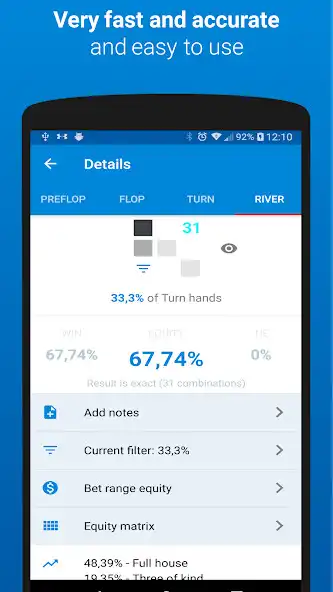 Play Poker equity calculator Holdem as an online game Poker equity calculator Holdem with UptoPlay